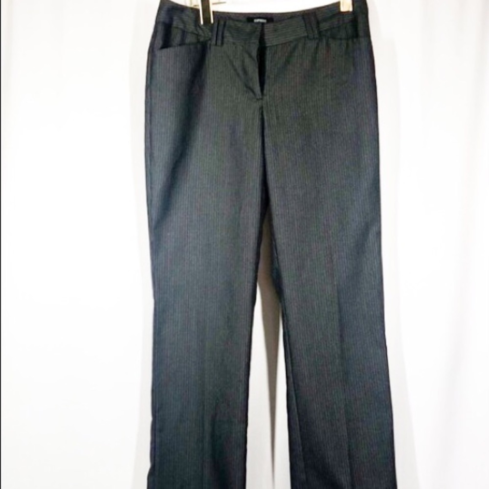 Express Editor Gray, Size 6, Pants With Straight … - image 2
